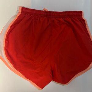 Nike Red-Orange Athletic Shorts